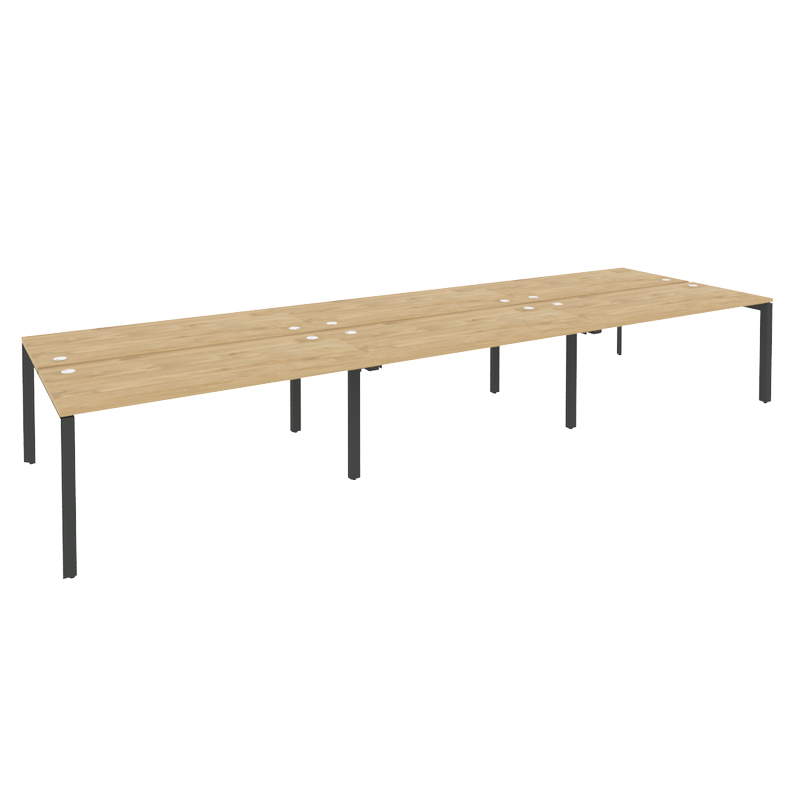 Рабочая станция на П-образном м/к ONIX O.MP-D.RS-6.4.7 Тиквуд Светлый/Антрацит