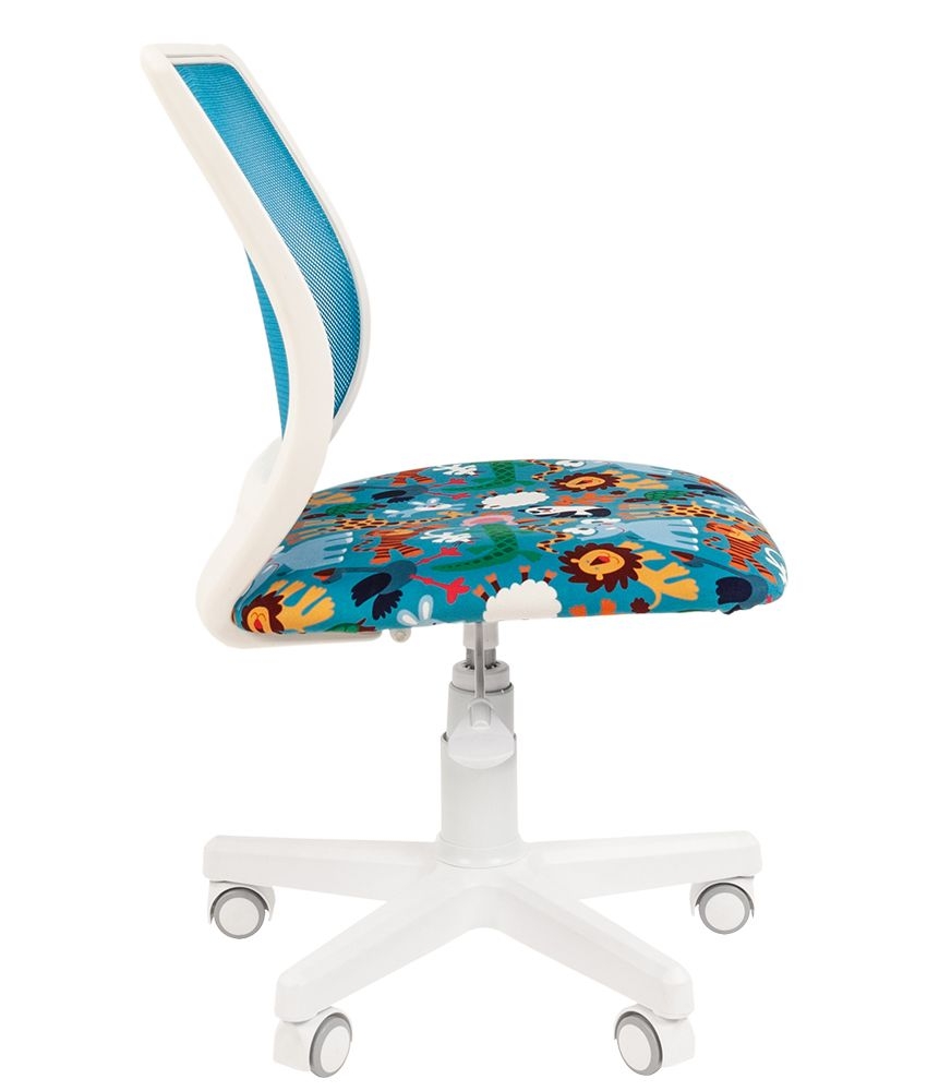 Детское кресло Chairman ТИН (Kids) 112 белый пластик зоопарк/TW-34