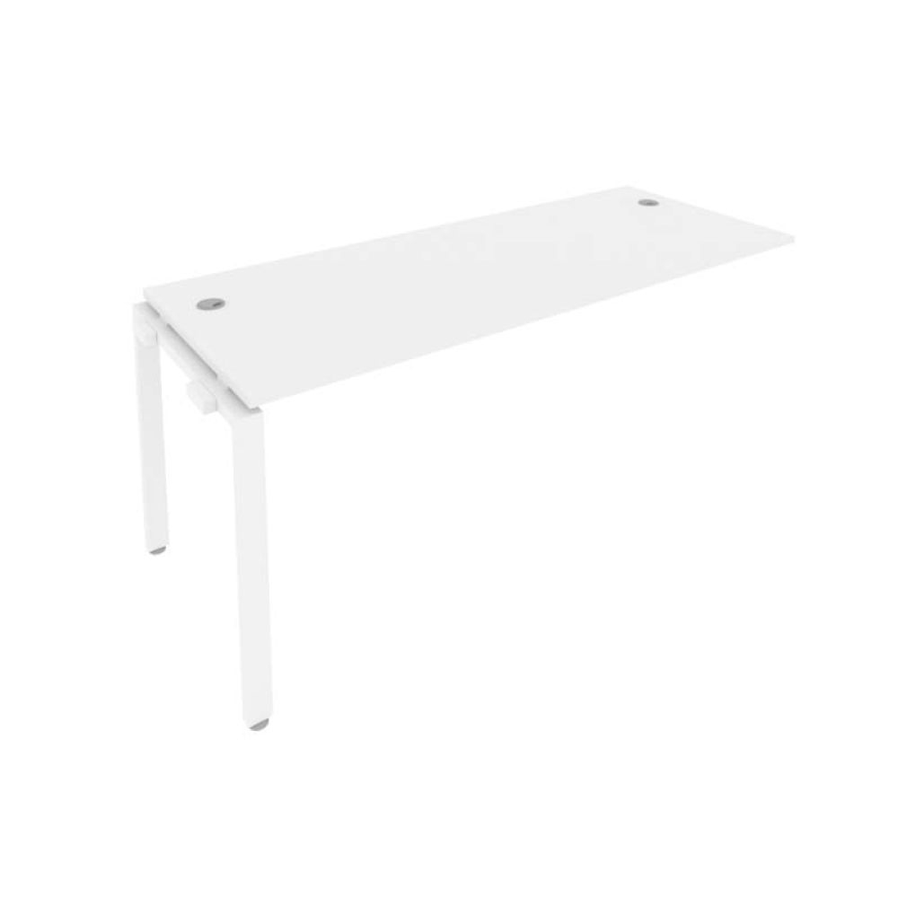 Проходной наборный элемент рабочей станции Metal System Б.ПРС-СП-1.5 Белый