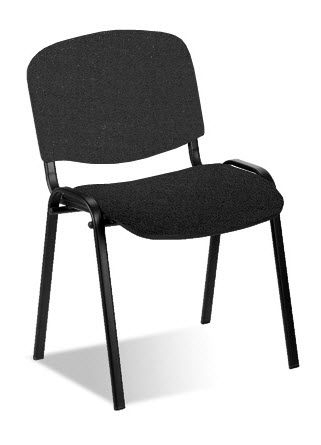 Стул для посетителей ISO BLACK (C-38)