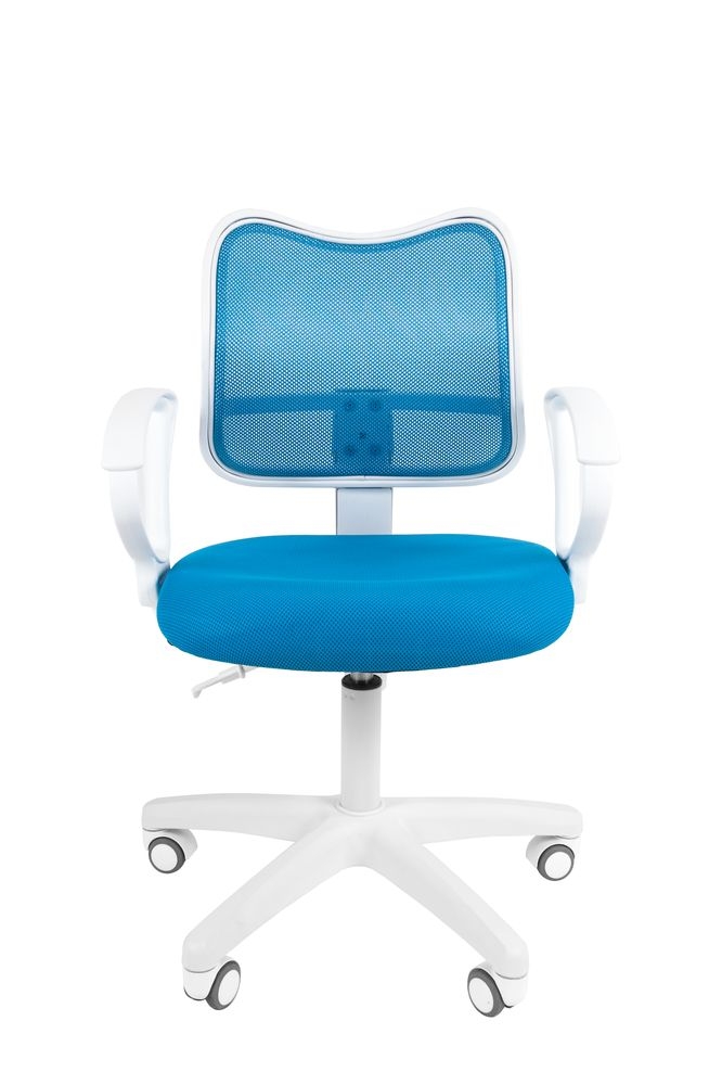 Компьютерное кресло Chairman 450 LT Белый пластик Голубой