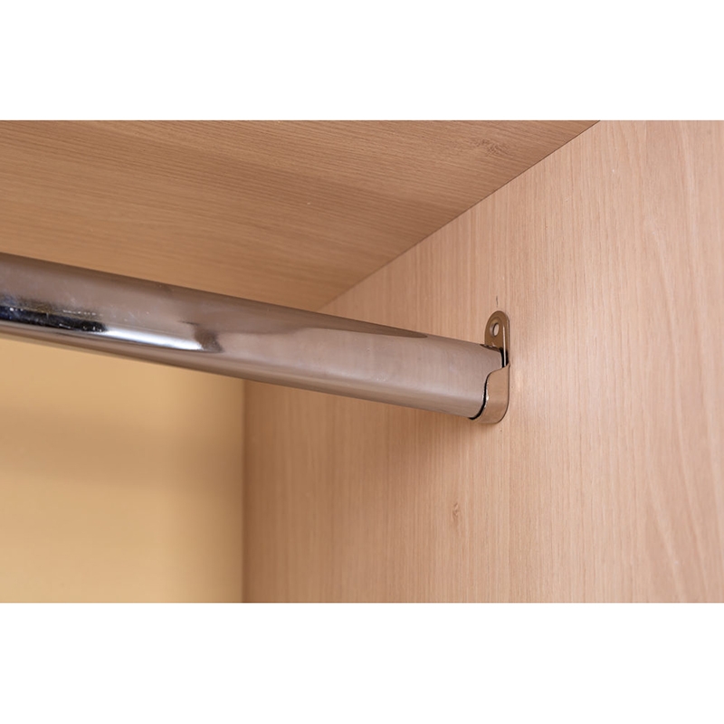 Шкаф двухстворчатый Сканди с зеркалами Жемчужно-белый