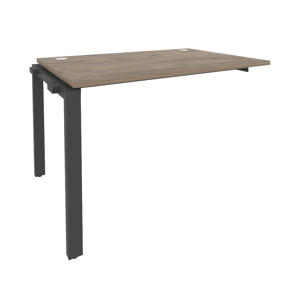 Наборный элемент рабочей станции на П-образном м/к ONIX O.MP-1.NRS-2.8 Тиквуд Темный/Антрацит