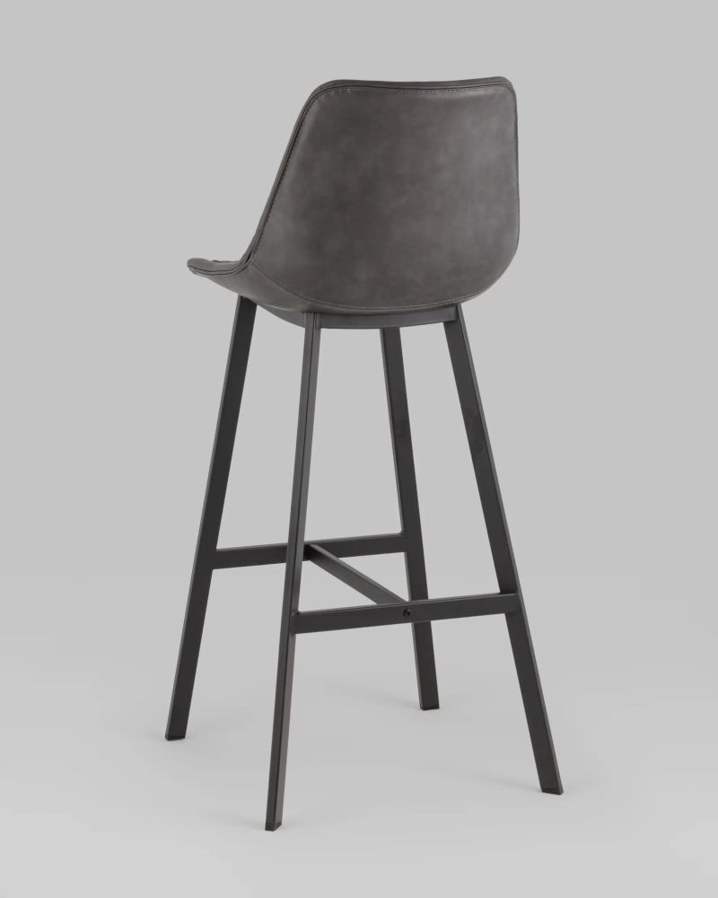 Стул барный TEXAS экокожа Серый