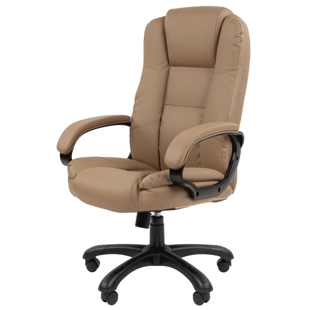 Кресло офисное CHAIRMAN 600 экокожа Бежевый