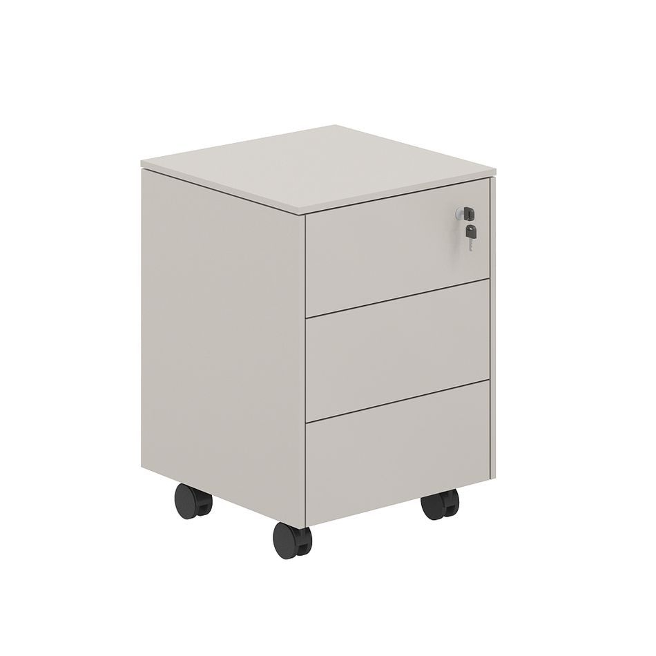 Тумба мобильная Atlas NZ-0234.GS.GS Серый камень