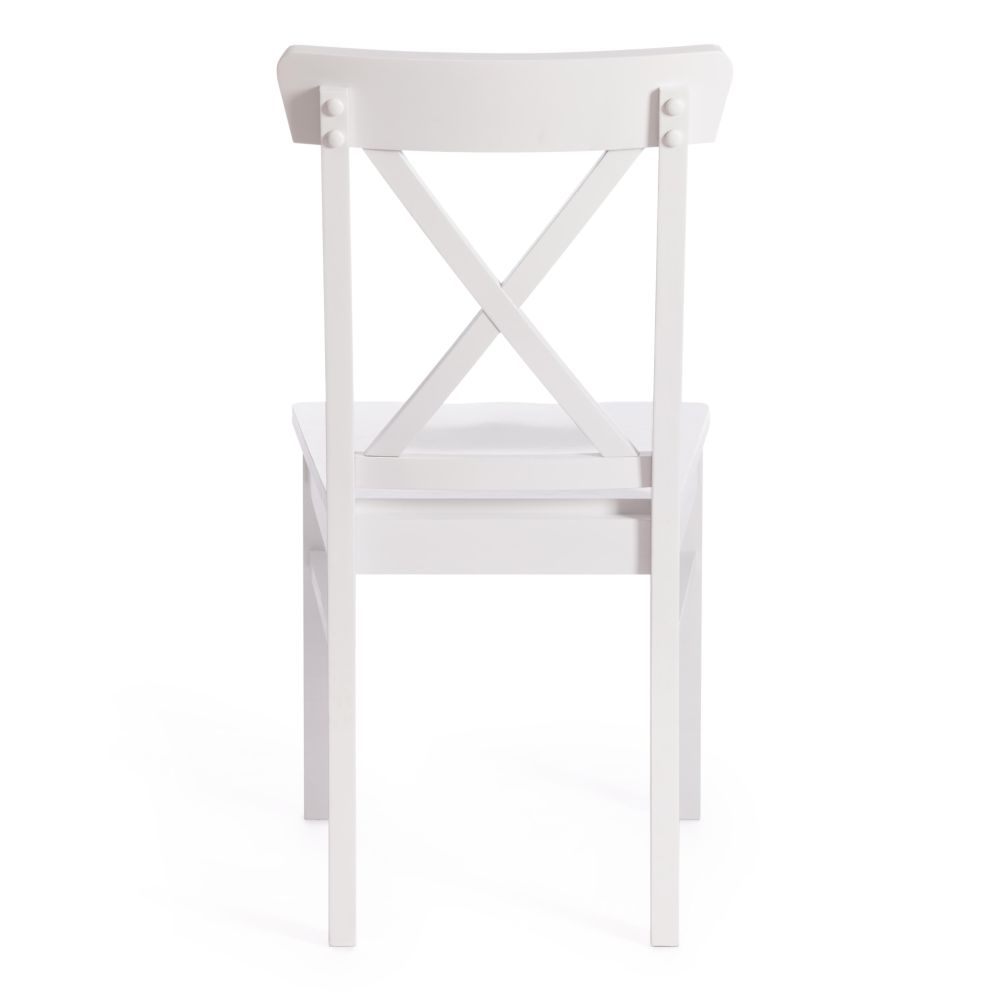 Стул Retro / 1 шт. в упаковке дерево гевея, МДФ, 44,3 x 55 x 89 x SH45см, Белый (White)