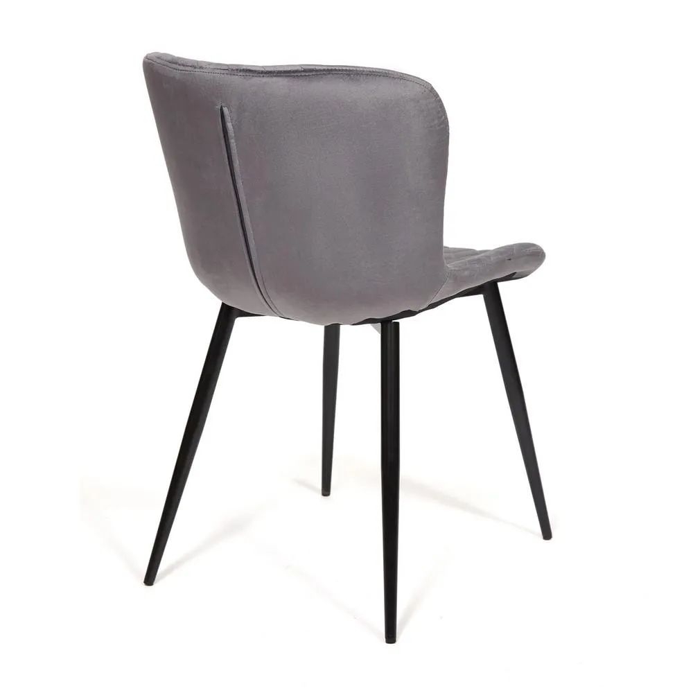 Стул КУИНCЙ (мод. 8272) / 1 шт. в упаковке металл/ткань, 49х53х84,5 см, серый (Г-062-40)/черный / QUINCY (mod. (G-062-40)/черный