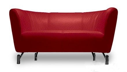 Диван двухместный Ницца 2 Красный
