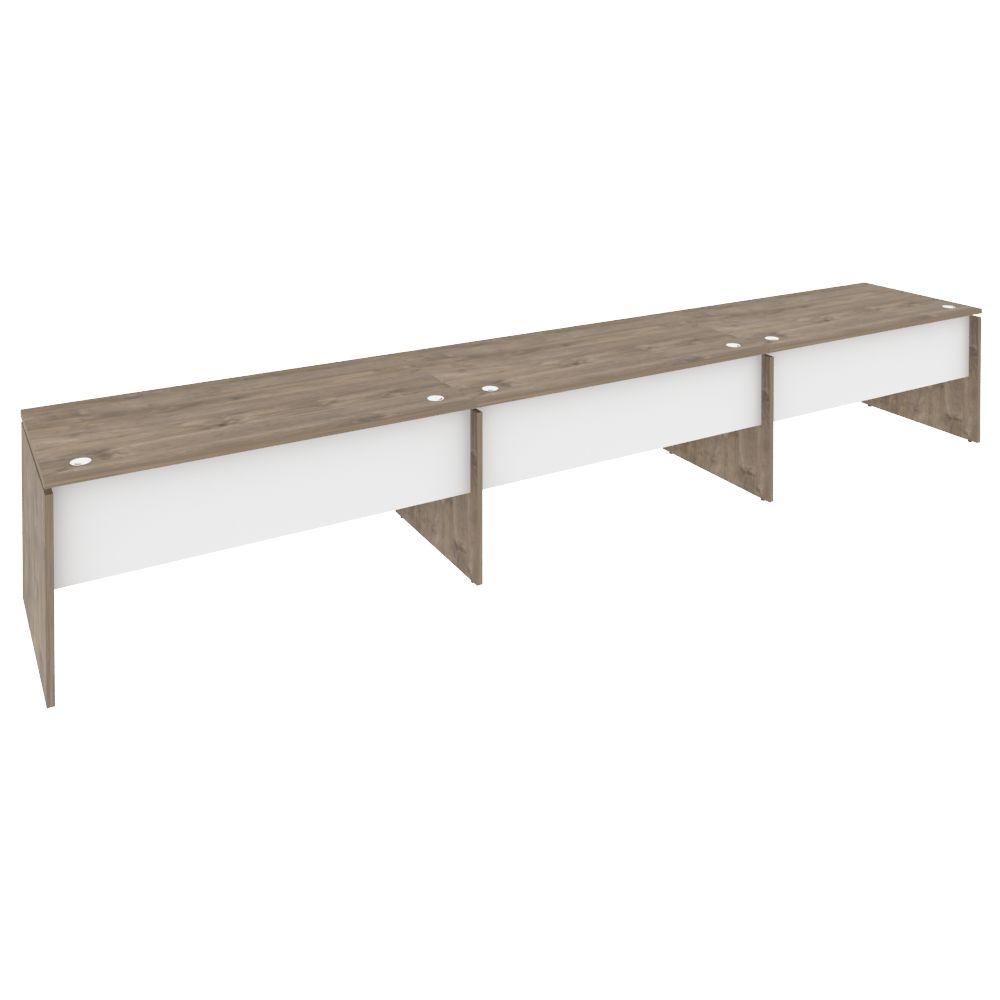 Рабочая станция ONIX O.RS-3.4.8 Тиквуд Темный/Белый