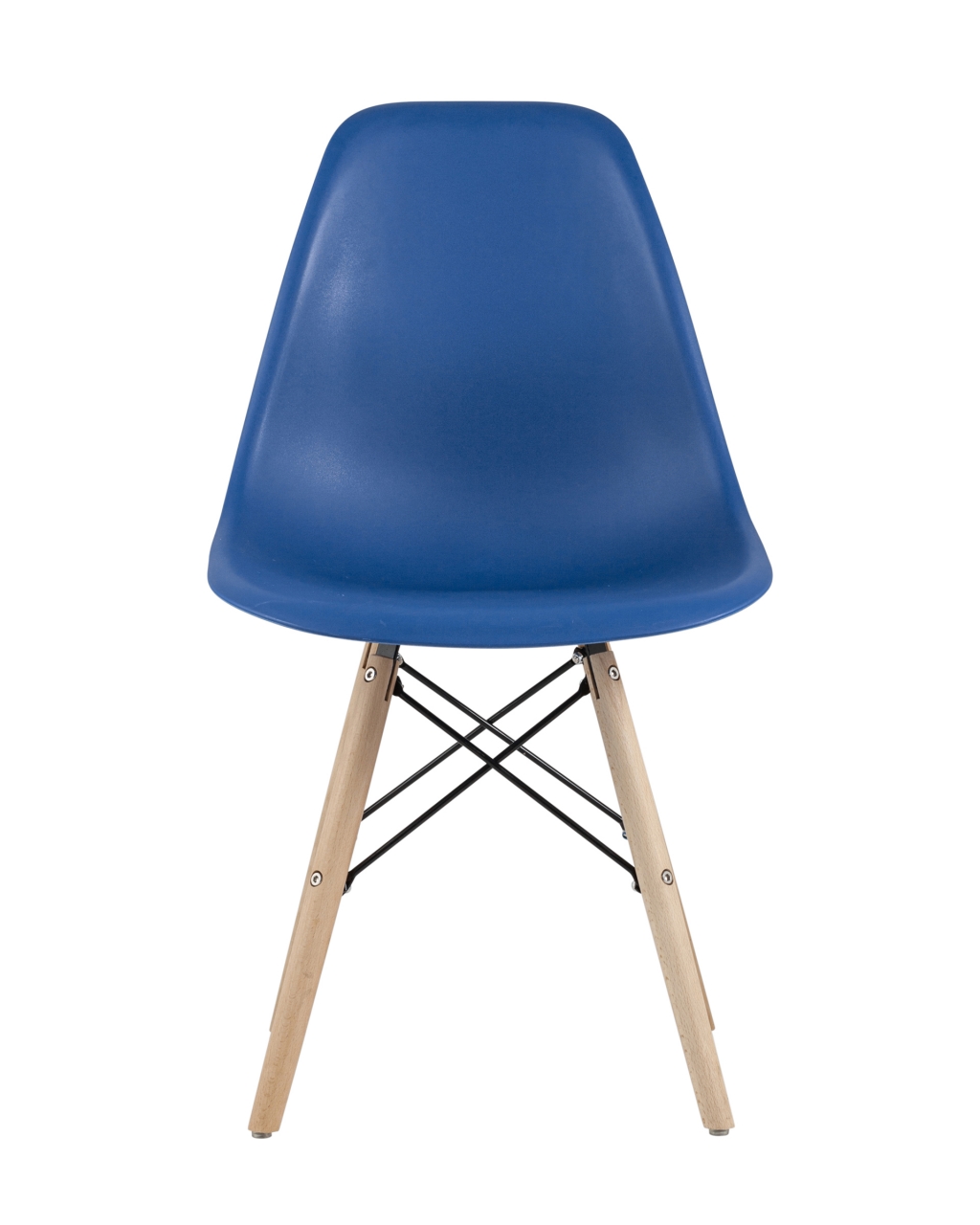 Стул Eames Style DSW синий (разборный каркас)