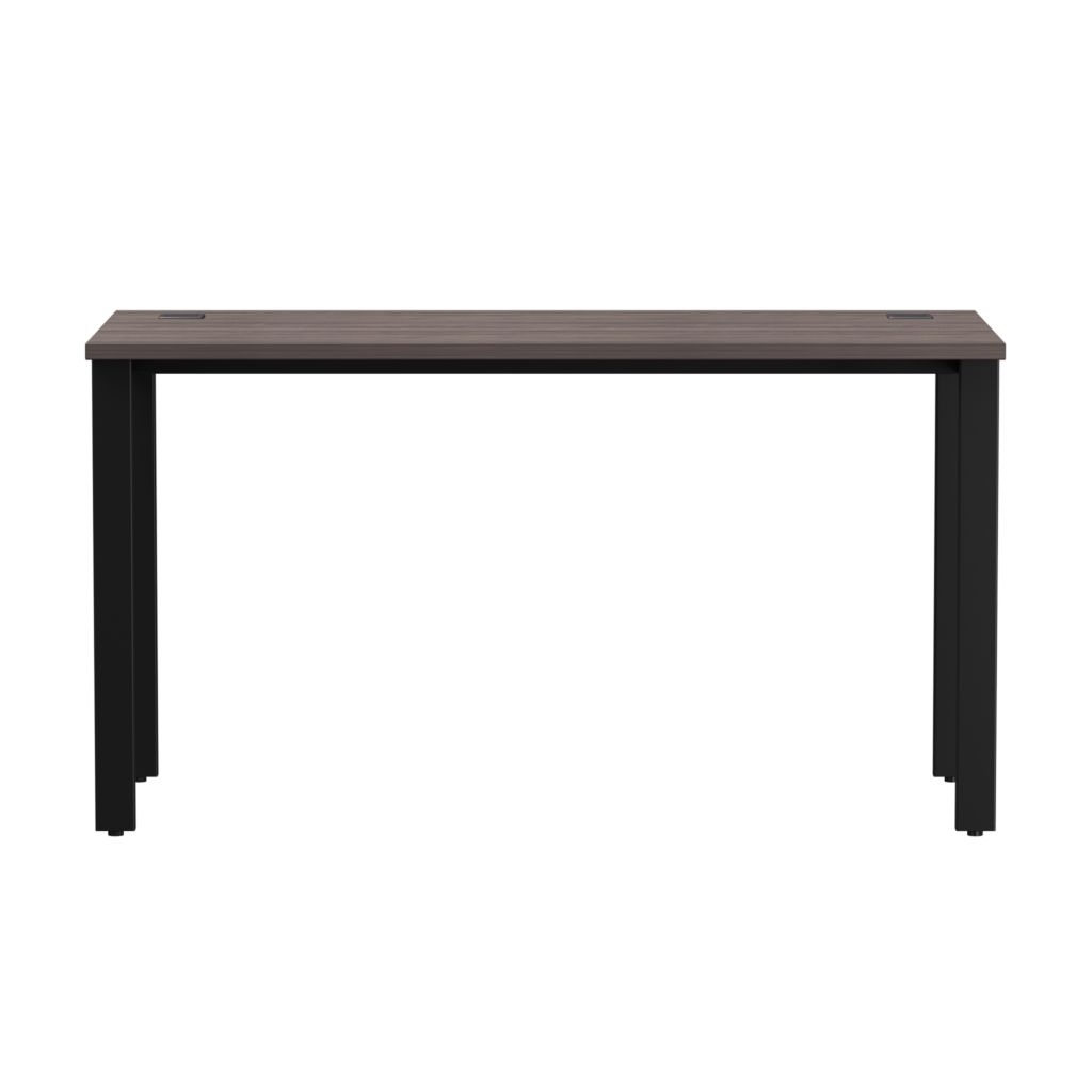 Стол прямой на металлокаркасе, опоры 90 гр Everprof EVO 254S007 Дуб Пасадена Черный