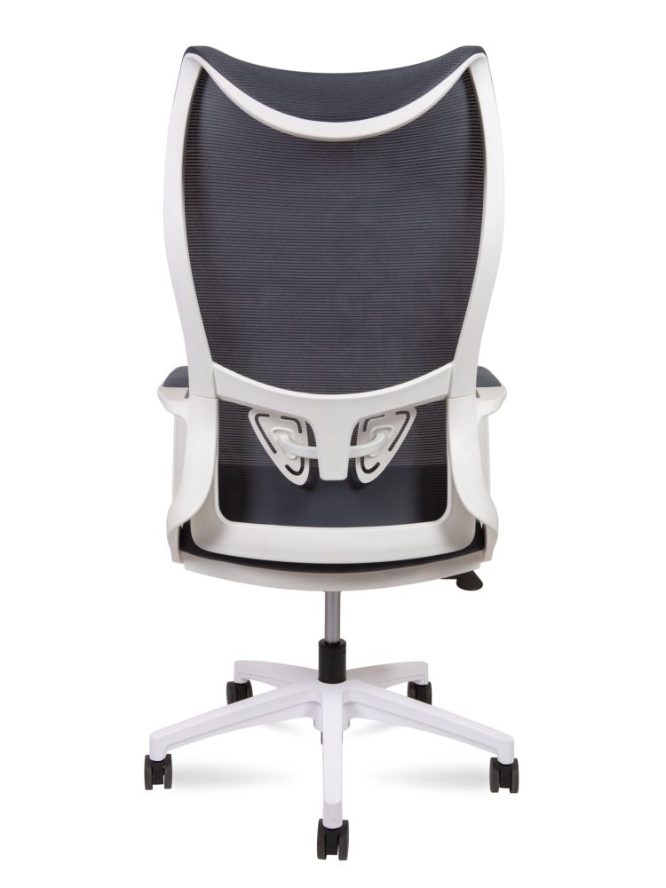 Кресло офисное WAVE AM3-H(WHITE) Серый