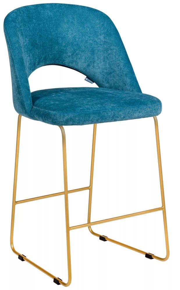Стул барный Lars (Б) Блю/ЛинкЗолот