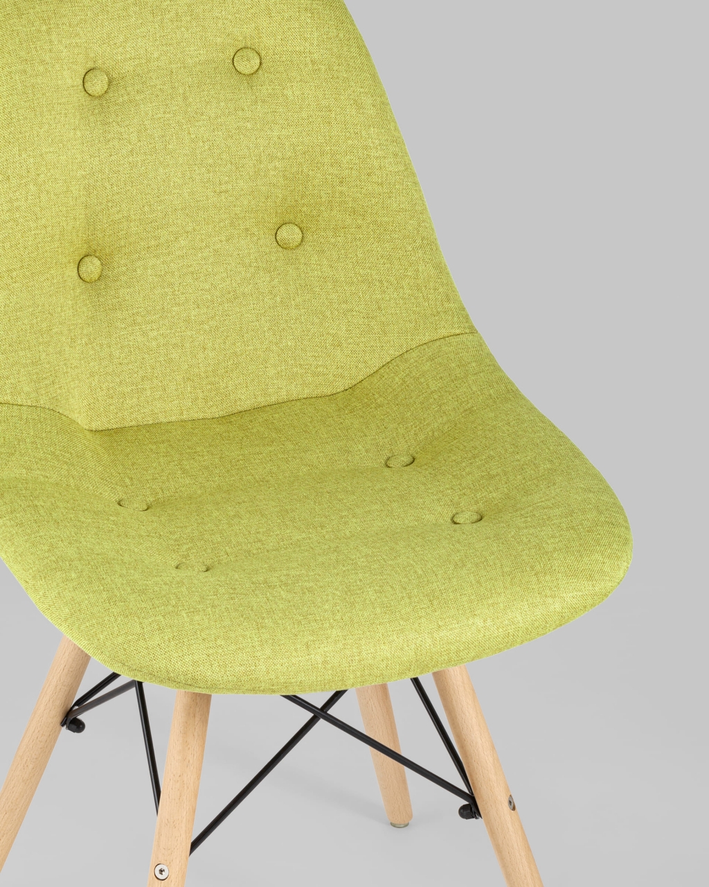 Стул DSW SOFT рогожка Оливковый