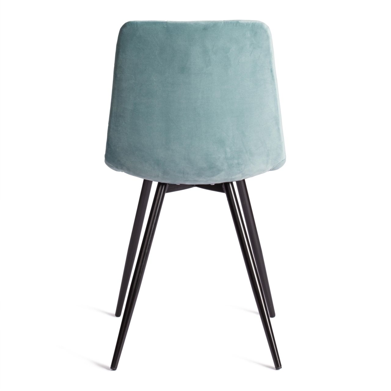 Стул CHILLY (mod. 7095-1) ткань/металл, 45x53х88 см, высота до сиденья 50 см, мятный barkhat 88/черный