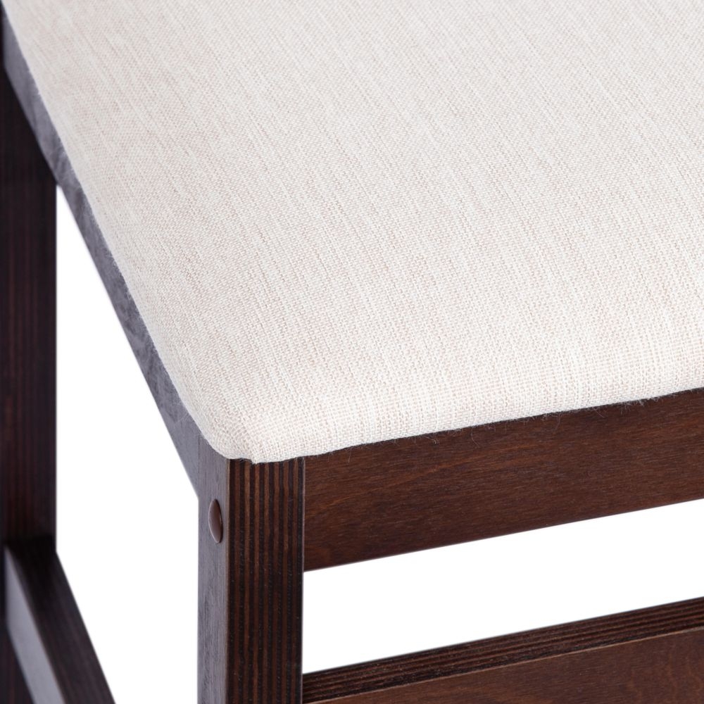 Стул ROSARIO многослойная фанера, 39 х 39 х 99 см, Cappuchino, ткань бежевая (81/10) разобранный