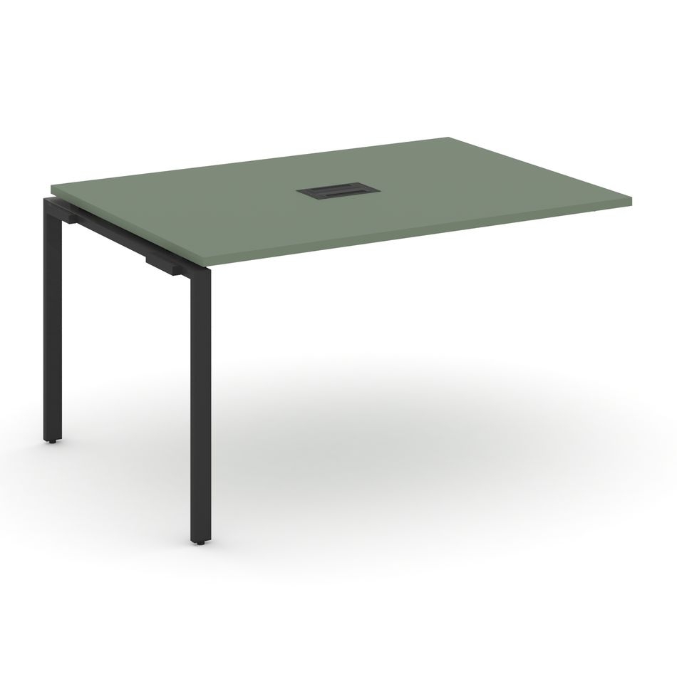 Проходной наборный элемент переговорного стола CONCEPT CN.NPRG-011 Кобо Черный