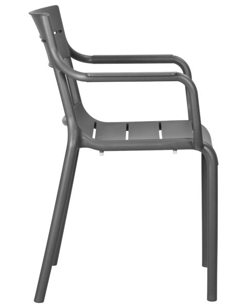 Стул обеденный DOBRIN TIM ARM (темно-серый (GR-04)) 4 шт