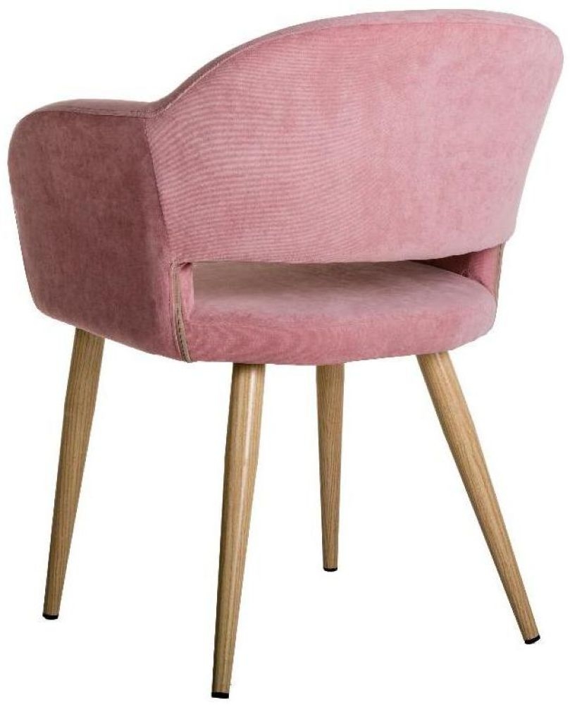 Стул Oscar Розов/Натуральный Дуб