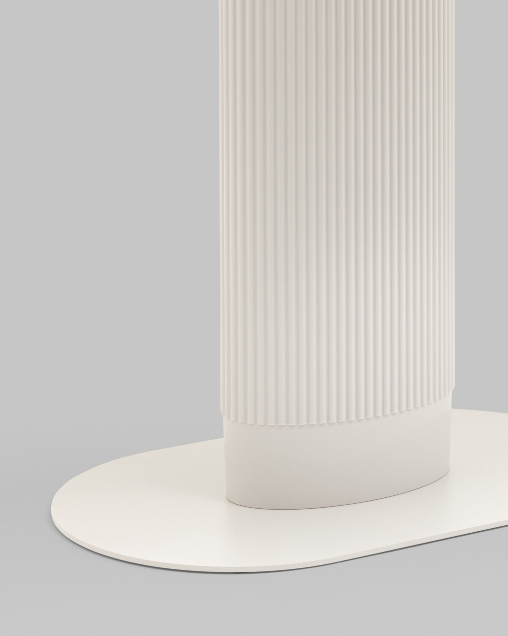 Стол овальный обеденный Mystery 130*80 белый