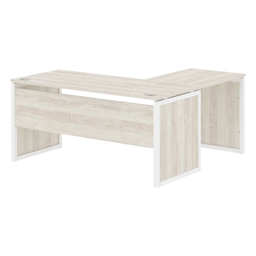 Стол письменный угловой левый XTEN-QP XQPCT 1615 L Сосна Эдмонт Белый