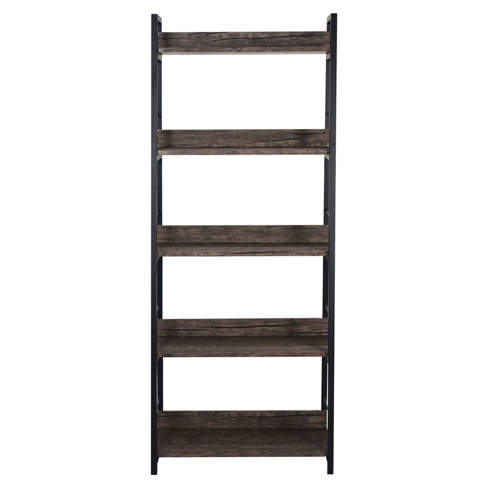 Стеллаж на металлокаркасе BRABIX LOFT SH-003 Мореный дуб