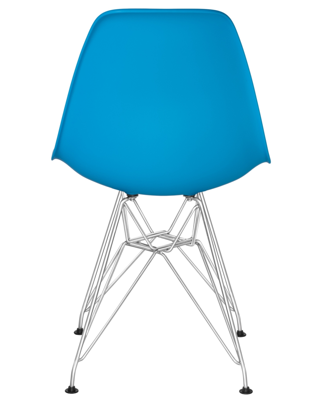 Стул обеденный DOBRIN DSR ножки хром Голубой BE-02