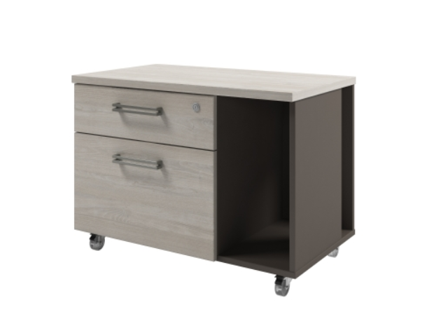 Тумба подкатная с нишей D-292 Акация Морава/Трюфель