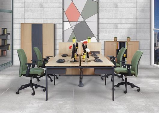 Комплект мебели для персонала UP! 01 Дуб гальяно/антрацит