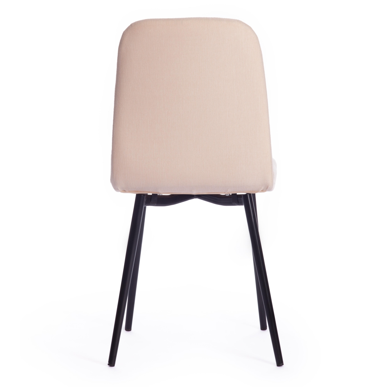 Стул ARC ткань/металл, 46 х 52 х 88 см, бежевый 08/черный