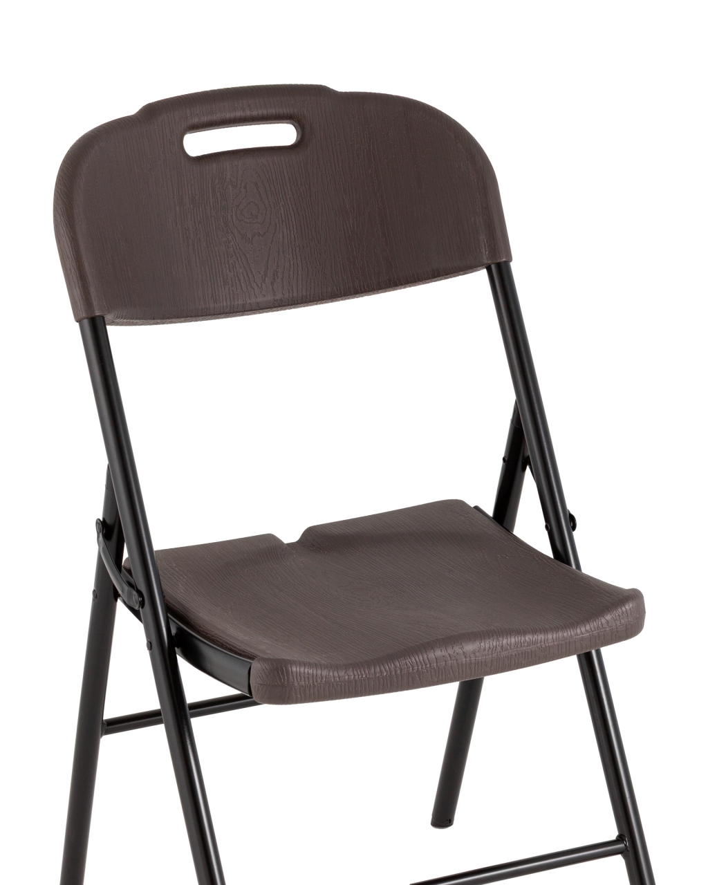Стул складной банкетный коричневый под дерево