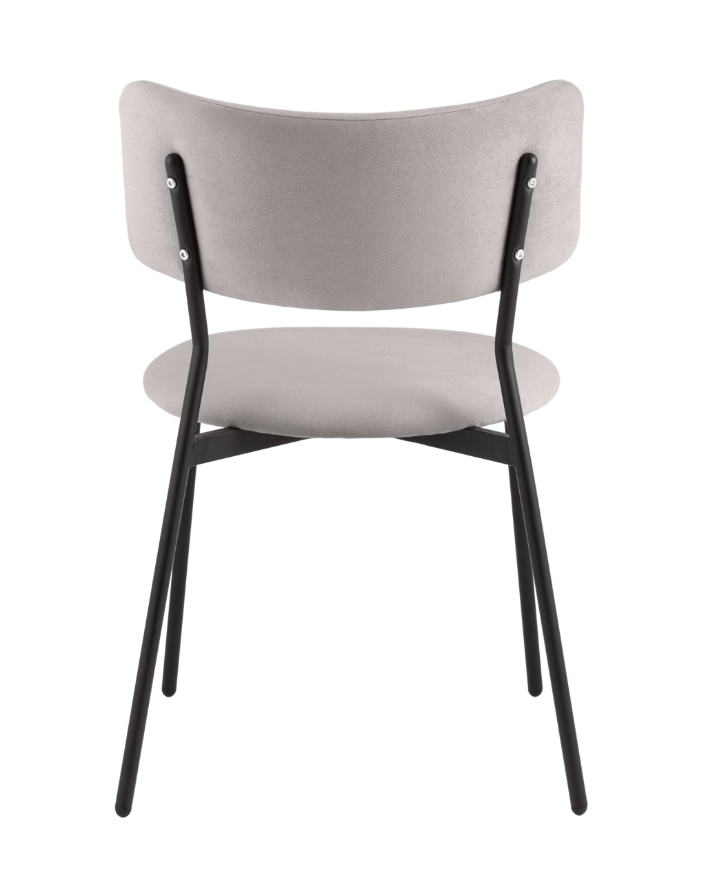 Стул Амелия велюр светло-серый