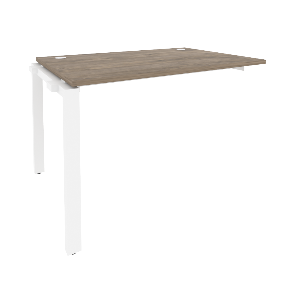 Наборный элемент рабочей станции на П-образном м/к ONIX O.MP-1.NRS-2.8 Тиквуд Темный/Белый