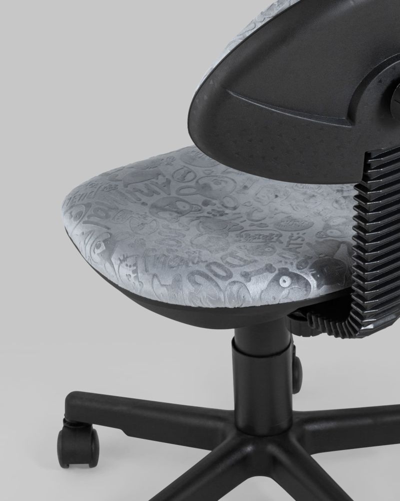 Кресло компьютерное детское УМКА Cat and Dogs Серый