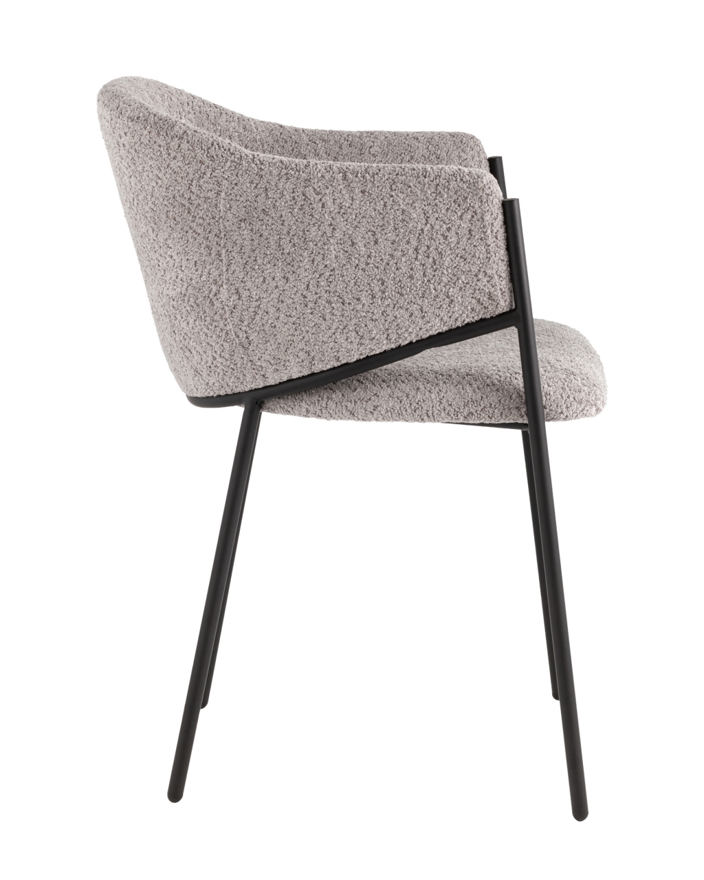Стул Brace букле Серый