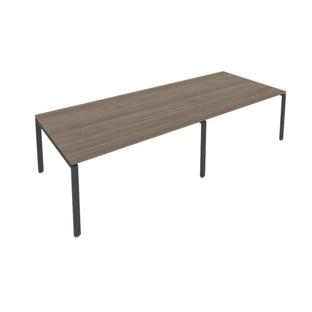 Переговорный стол (2 столешницы) Metal System Б.ПРГ-2.4 Вяз/Антрацит