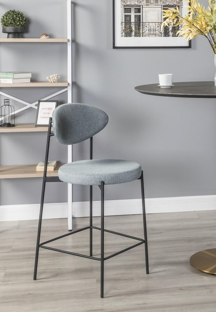 Стул полубарный Gawaii Grey