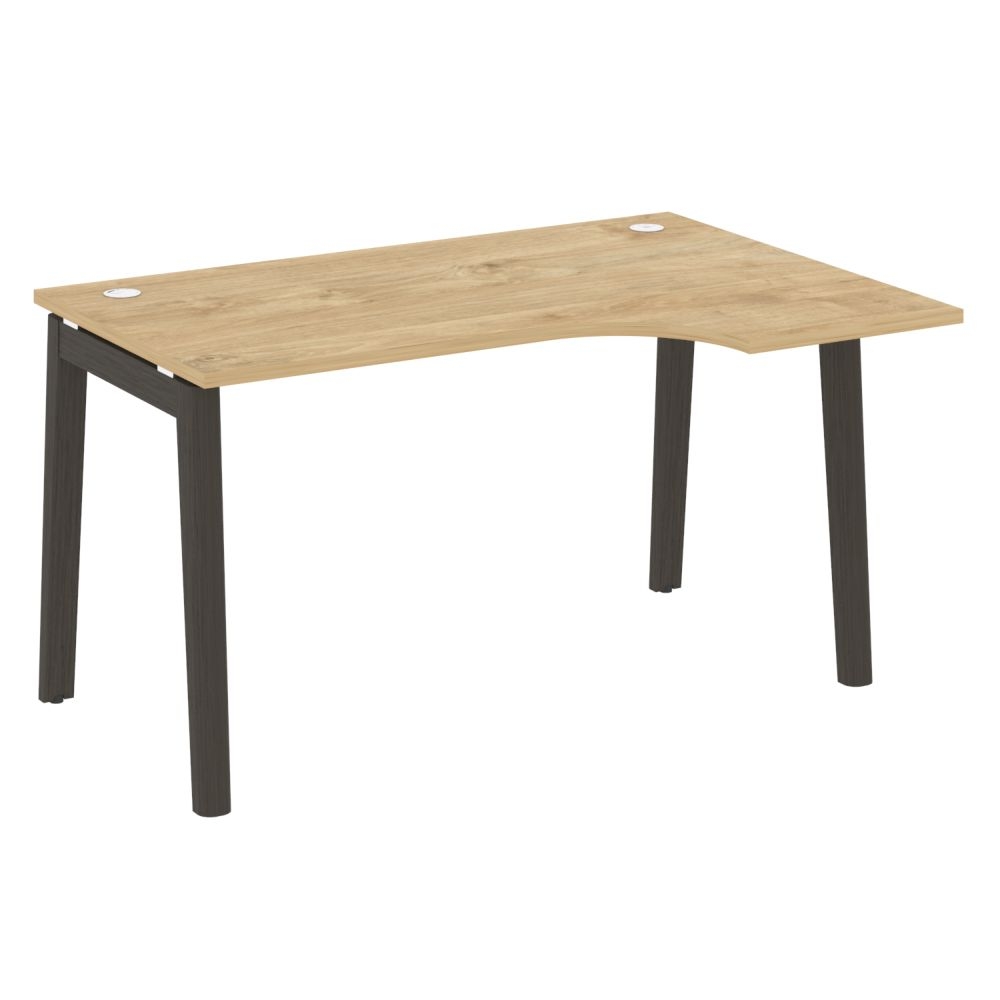 Стол эргономичный правый ONIX WOOD OW.SA-2(R) Тиквуд Светлый/Темный