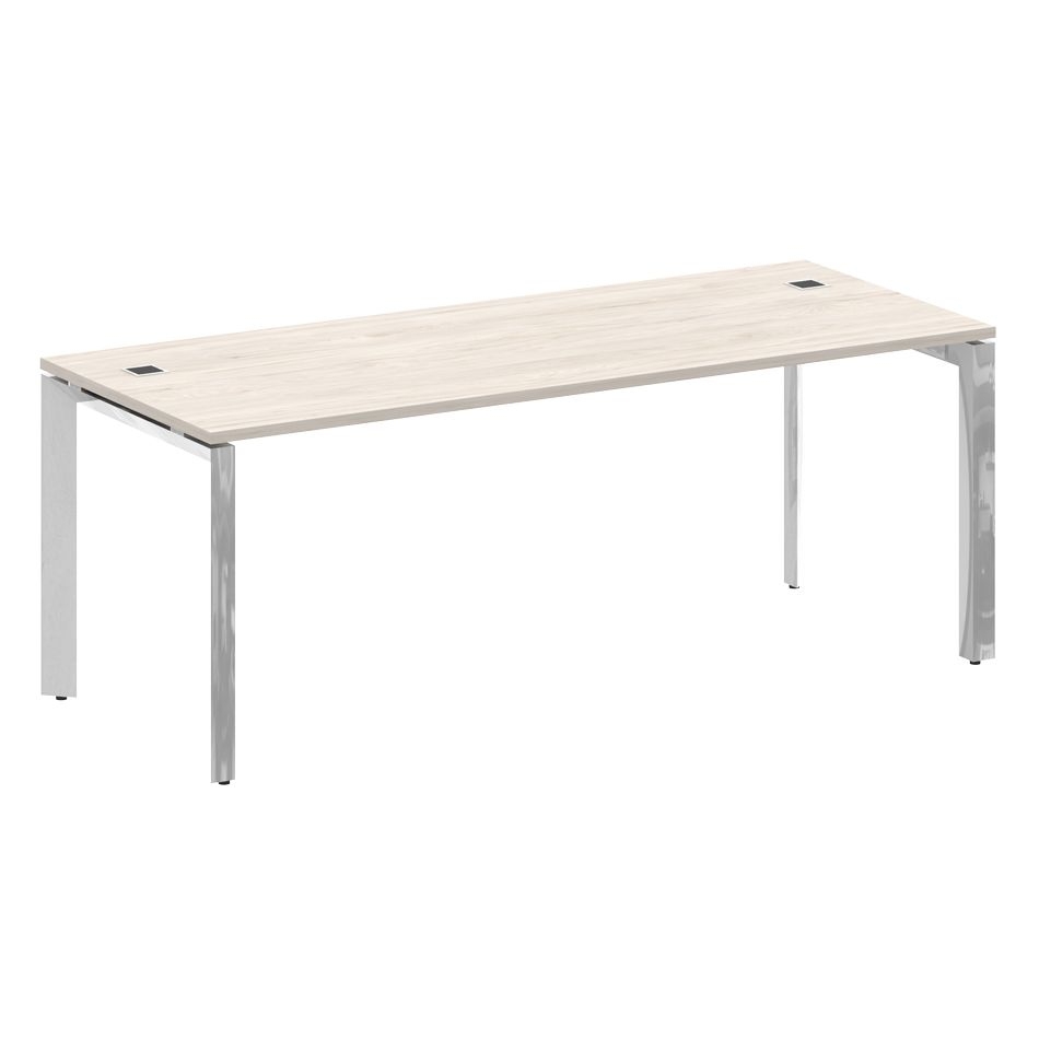 Стол рабочий руководителя на П-образном м/к ONIX DIRECT LUX M-O.MP-SRR-6.8 Денвер светлый