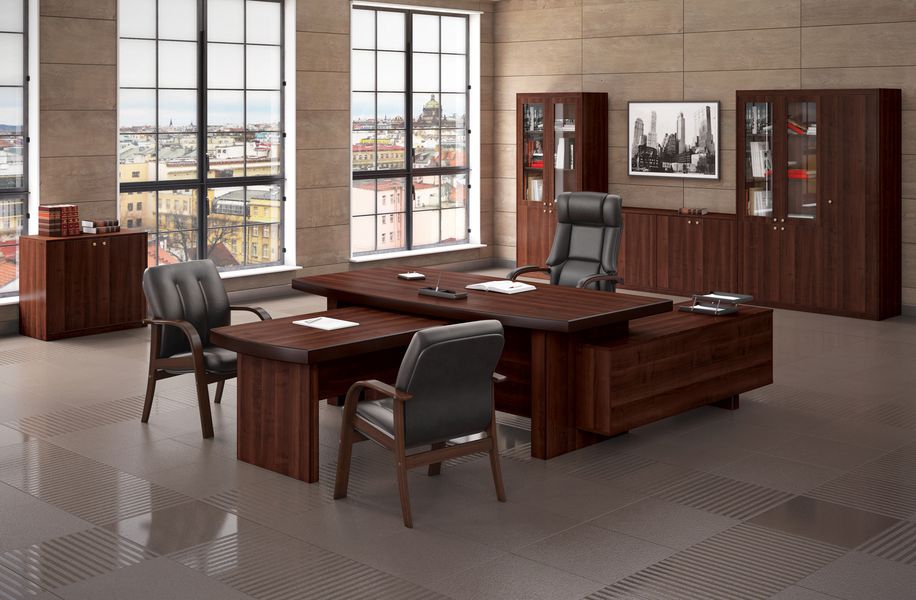 Шкаф с отделением для одежды CPT1750302 Темный орех