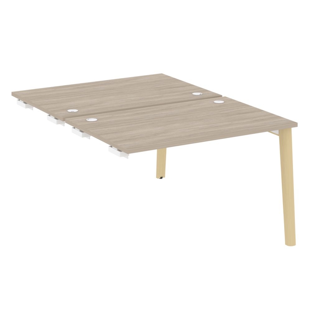 Стол-приставка двойной к опорным элементам ONIX WOOD OW.D.SPR-2.8 Дуб Аттик/Светлый
