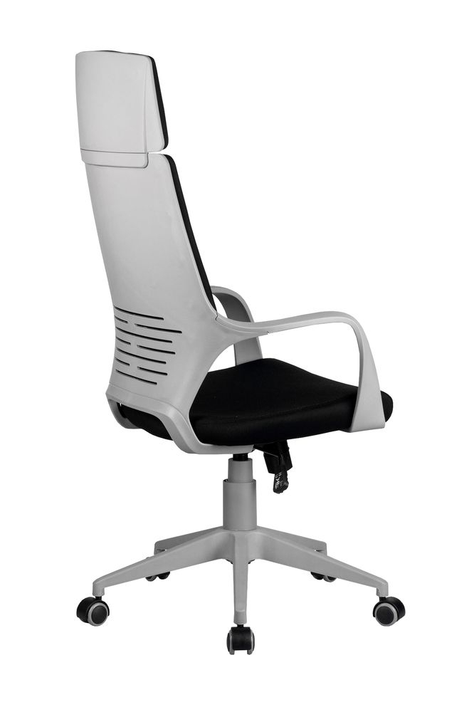 Кресло оператора Riva Chair 8989 (серый пластик) Черный