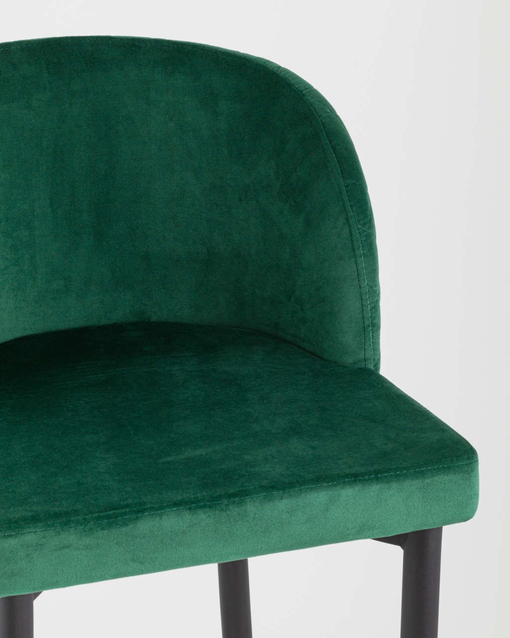 Барный стул Оскар велюр Изумрудный