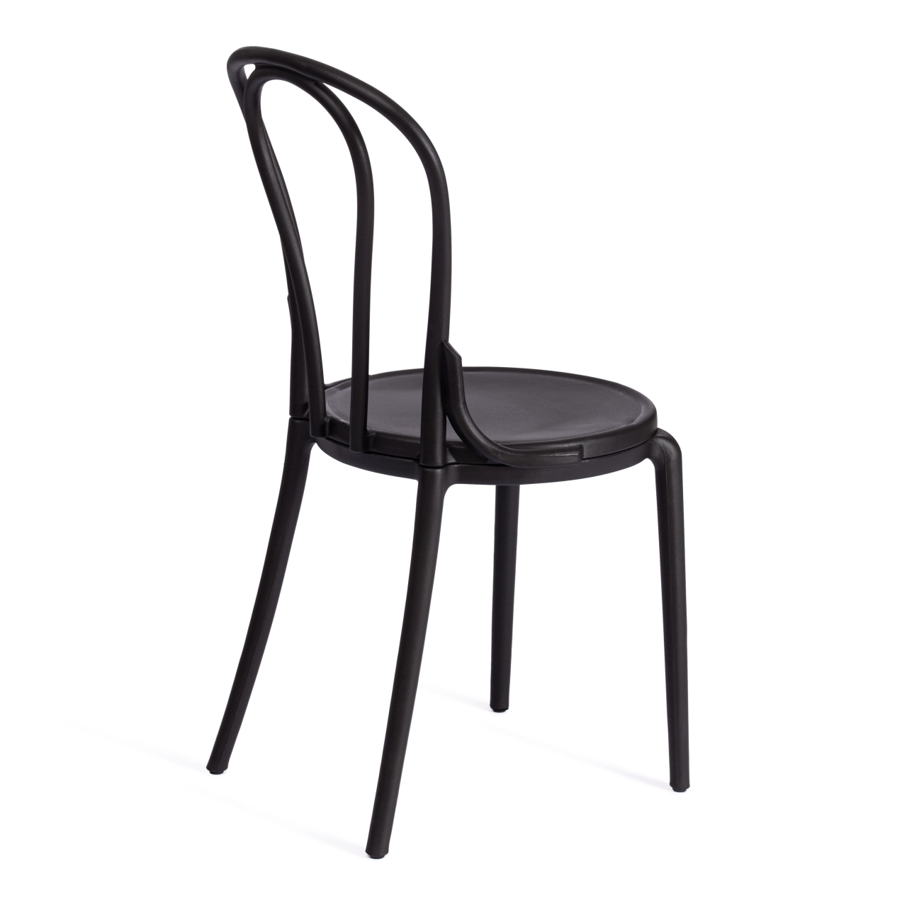 Стул THONET (mod. PL62) / 1 шт. в упаковке пластик, 42 x 52 x 89 см, Black (черный) 05