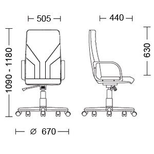 Кресло руководителя MANAGER (ECO-30)
