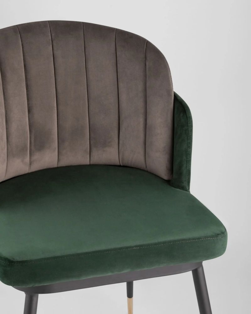 Стул мягкий Пенелопа зеленый 2 шт