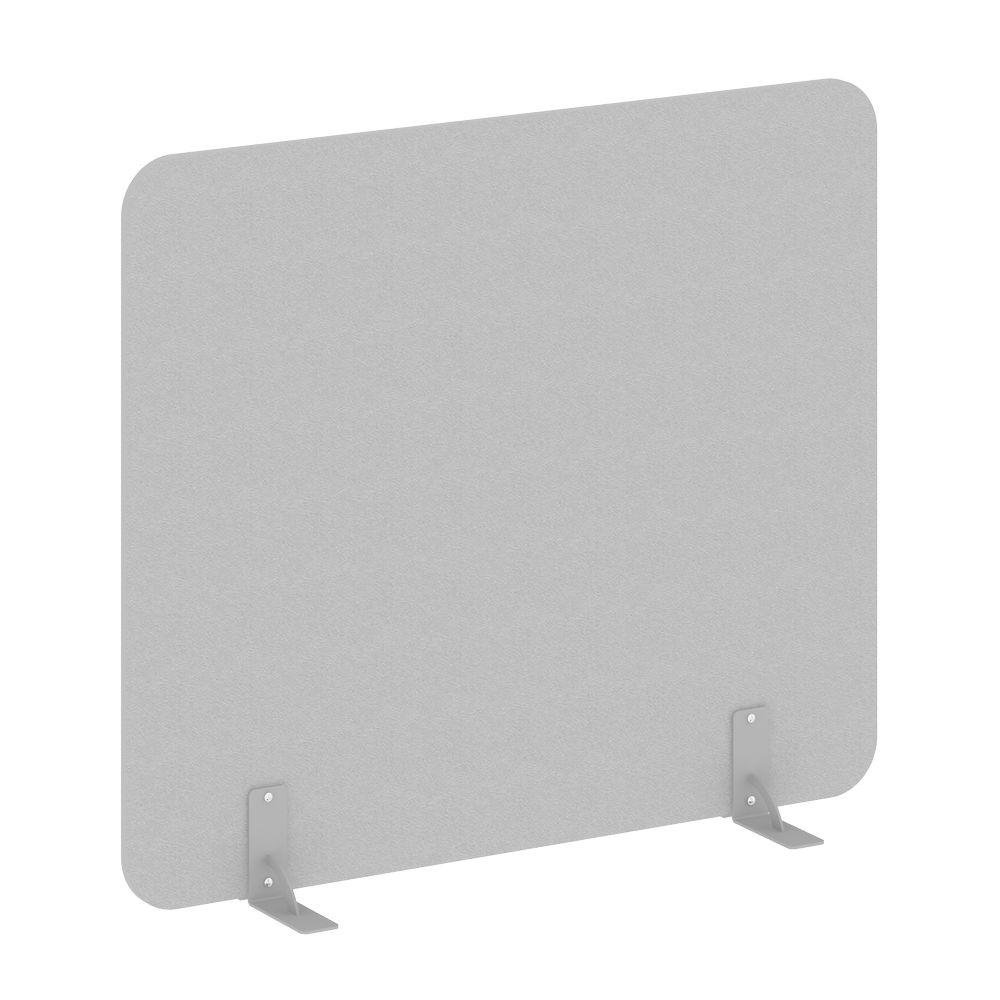 Перегородки на металлических опорах на фетровых подпятниках R-line DP.F-140-120 Серый