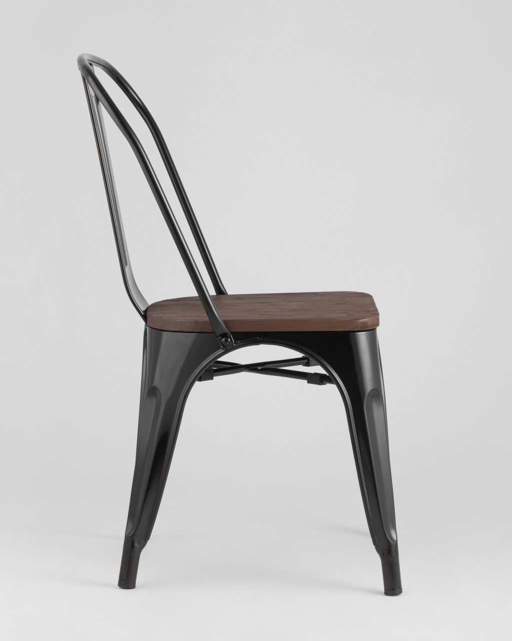 Стул Tolix Wood 850 Черный