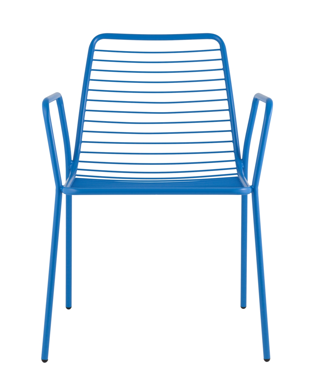 Стул Дели с подлокотниками металл Голубой
